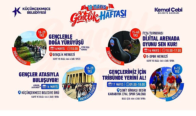 Küçükçekmece'de 19 Mayıs Coşkusu: 11 Gün Sürecek Etkinlik Programı Açıklandı