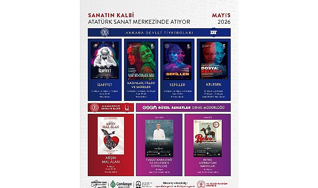 Mayıs Ayında Atatürk Sanat Merkezi'nde 20'den Fazla Etkinlik Sanatseverlerle Buluşuyor