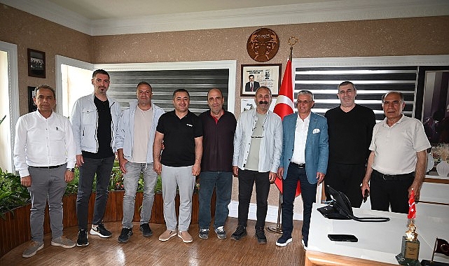 Maçoğlu'ndan Kemer Belediye Başkanı Topaloğlu'na Makam Ziyareti