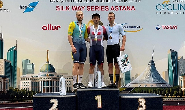 Astana'da Türk bisikletçilerden çifte madalya: Ramazan Yılmaz altın, ikiliden gümüş