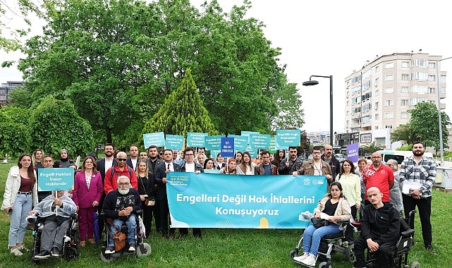 Nilüfer'de Engelli Hakları İçin Sloganlarla Farkındalık Yürüyüşü