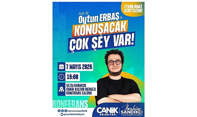 Prof. Dr. Oytun Erbaş, Canik'te Düzenlenecek Konferansta Vatandaşlarla Buluşuyor