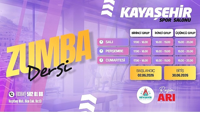 Nevşehir'de Zumba Heyecanı: Kayıtlar Başladı, Kontenjan Sınırlı