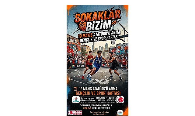 Nevşehir'de 'Sokaklar Bizim' 3x3 Basketbol Turnuvasına Başvurular Başladı