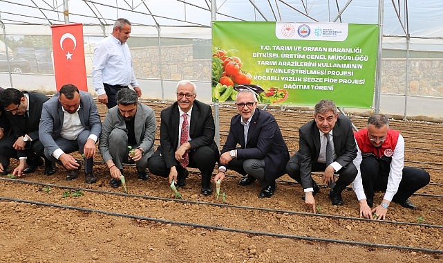 Kocaeli'de çiftçiye 500 bin hibeli fide: 7 milyon TL'lik destek