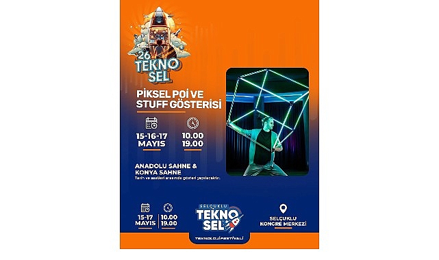 Selçuklu TEKNOSEL Festivali'nde 16 Kategoride 3 Milyon TL Ödül Dağıtılacak