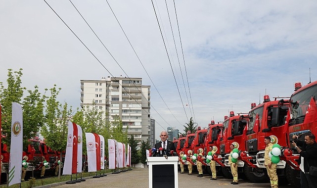 Orman Yangınlarıyla Mücadelede Kara Gücüne 101 Yeni Araç Katıldı