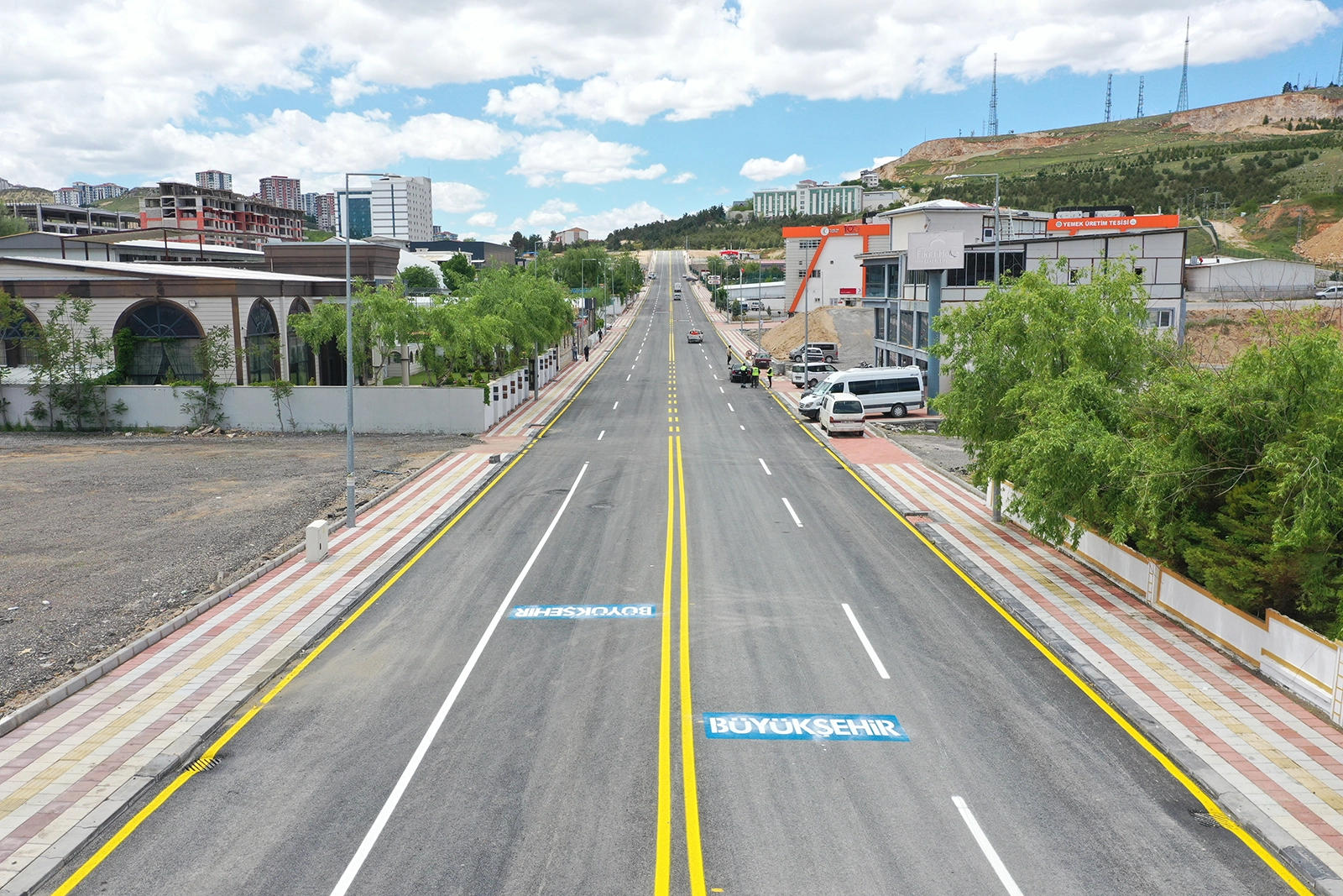 Malatya'da Hanbeyoğlu Caddesi Modern Yüzüne Kavuştu: Bin 500 Metrelik Yol Tamamlandı