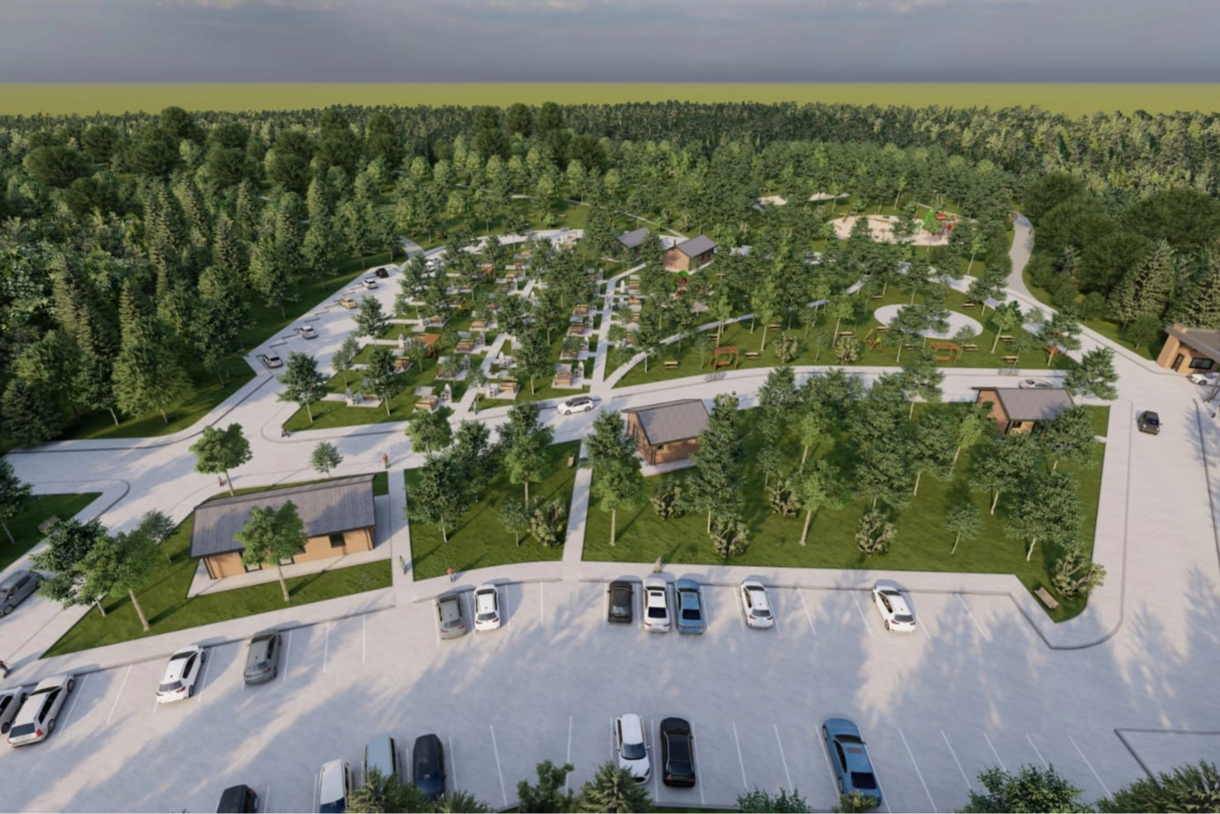 Karapürçek'e 80 Dönümlük Dev Mesire Alanı: İlk Kazma Vuruldu