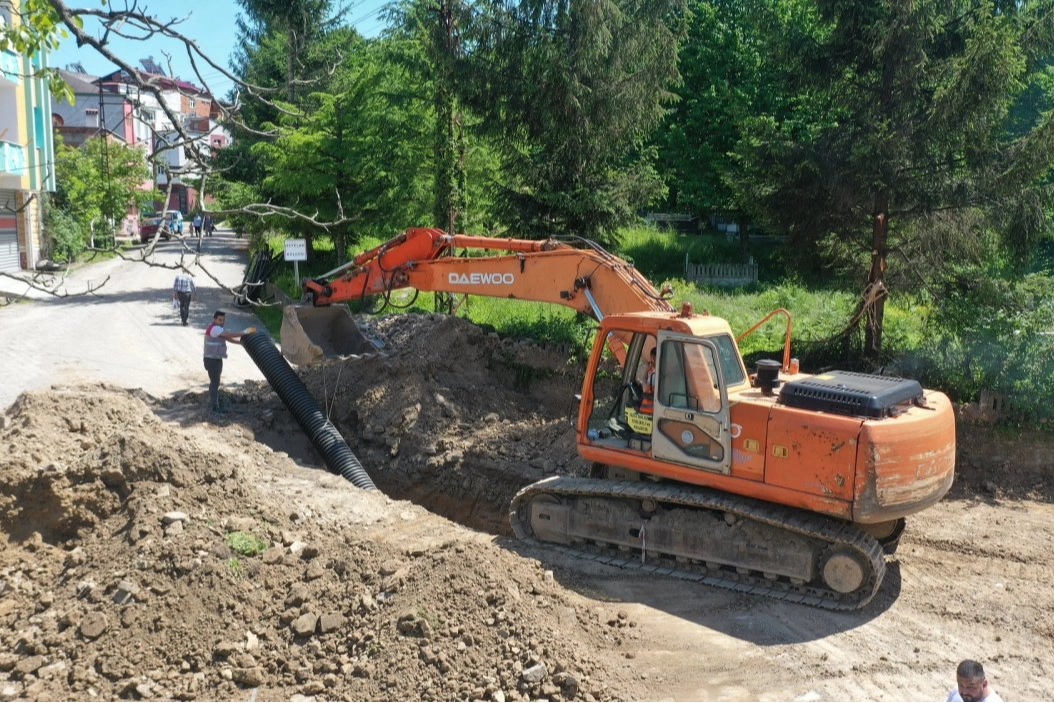 Ordu'da 200 Metrelik Yağmur Suyu Hattı ile Altyapı Sorunlarına Kalıcı Çözüm