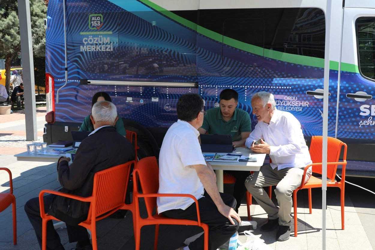Ordu Büyükşehir Çözüm Merkezi İlçelerde Vatandaşlarla Doğrudan Buluşuyor