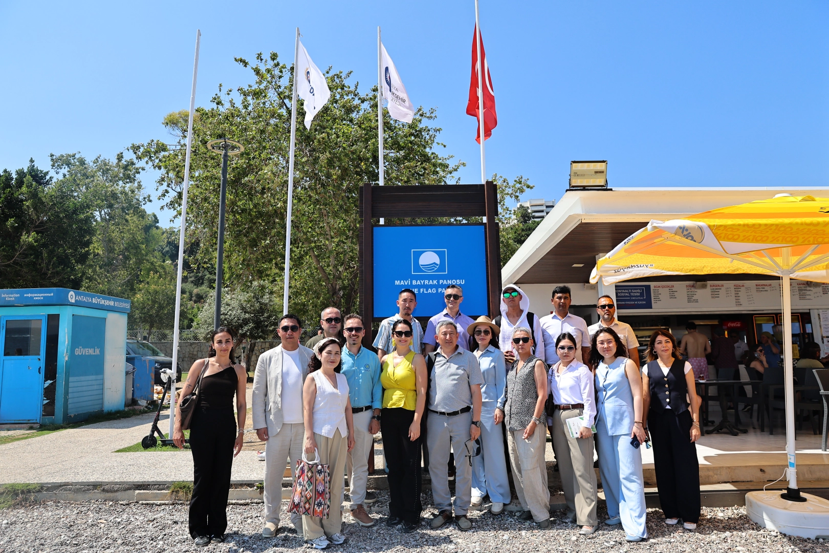 Kırgız Heyet Antalya'da Mavi Bayrak Uygulamalarını Yerinde İnceledi