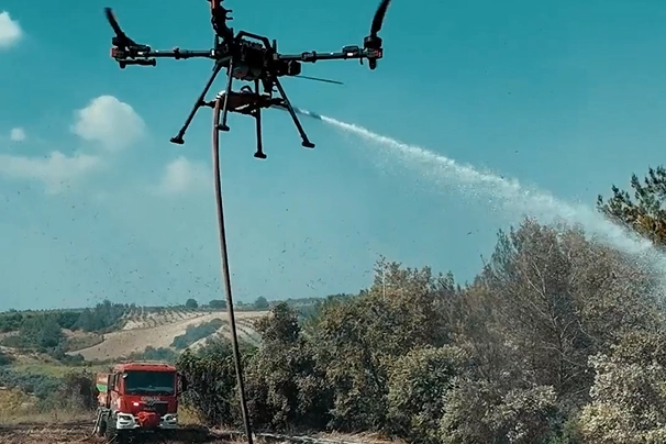 Drone Sistemiyle Orman Yangınlarına Anında Müdahale: Adana'da Başarılı Test