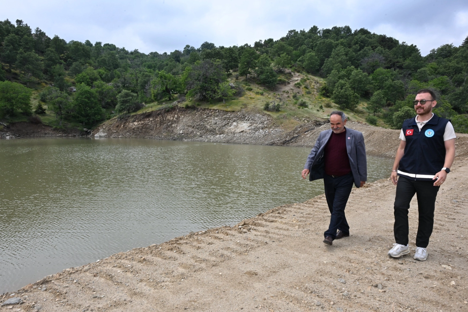 Damatlı Mahallesi'ndeki Sulama Göleti Onarılarak Tarıma Kazandırıldı