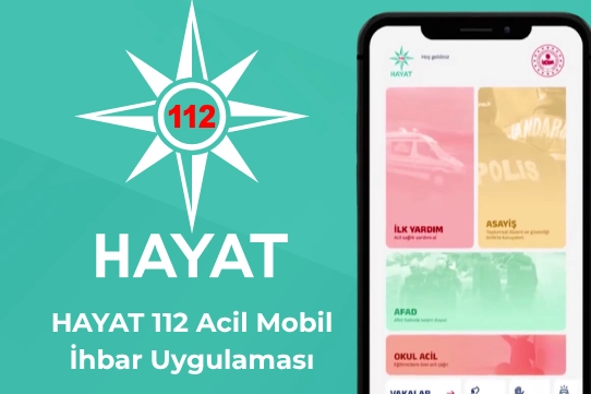 HAYAT 112 Uygulamasına Rekor İlgi: İlk Ayda 600 Bin İndirme, 12 Milyon İşlem