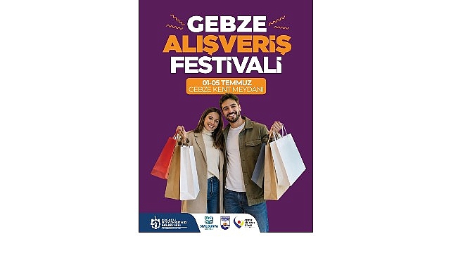 4. Gebze Alışveriş Festivali Yarın Başlıyor: 130 Esnaf 5 Gün Boyunca İndirimli Ürünler Sunacak