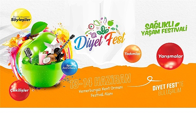 Diyet Fest 5. Kez Kapılarını Açıyor: Sağlıklı Yaşam Tutkunları Kemerburgaz'da Buluşuyor