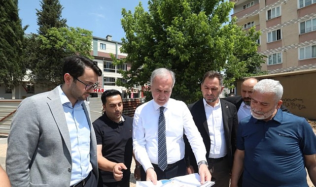 İnegöl'de Alanyurt Meydanı Projesinde Sona Yaklaşıldı: 5300 m2'lik Alan Yaz Aylarında Hizmete Açılacak
