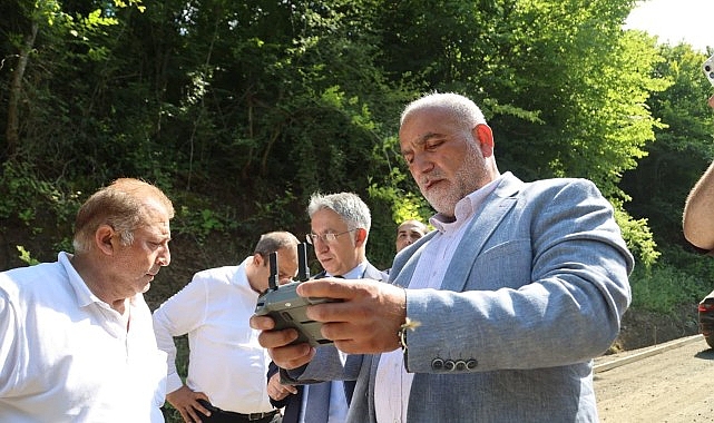 Canik Belediye Başkanı Sandıkçı'dan Dronlu Yol Denetimi: 2026 Hedefi