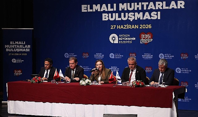 Elmalı'da Muhtarlarla Buluşan Başkan Vekili Özdemir: 6 Yılda 410 Milyonluk Yatırım