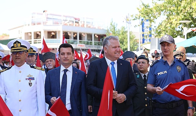 Urla'da Tarihi Gün: Atatürk'ün Gelişinin 100. Yılı Coşkuyla Kutlandı