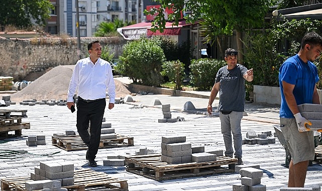Bornova'nın Tarihi Çarşısı Yenileniyor: Estetik Dönüşüm Başladı