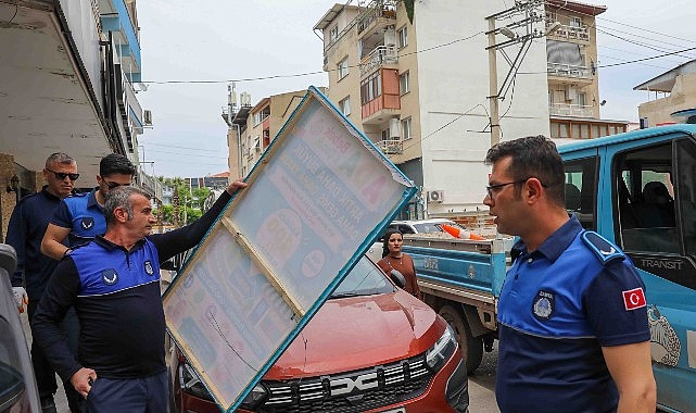 Buca'da kaldırım işgallerine sıkı denetim: 220 Sokak'ta cezalar kesildi