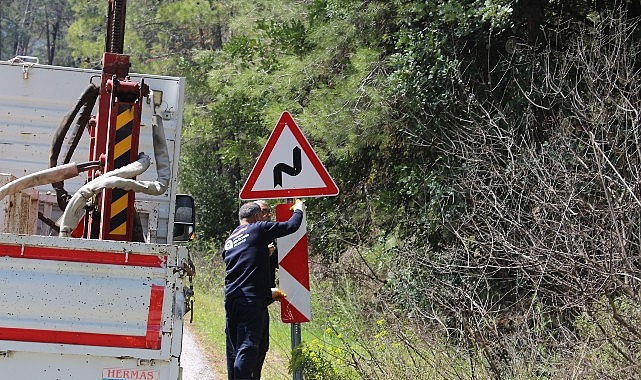Antalya Büyükşehir'den Kemer yayla yollarında güvenlik ve konfor seferberliği