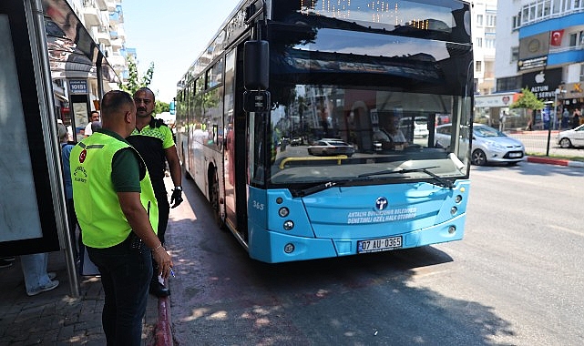 Antalya'da otobüs klimalarına sıkı denetim: 34 derecede konforlu yolculuk hedefi