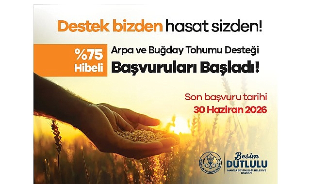 Manisa Büyükşehir'den Çiftçilere 5 Kalemde Hibe Desteği: Başvurular Haziran'da