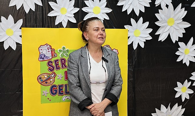 Çalı'da kadınların el emeği göz nuru eserleri sergilendi