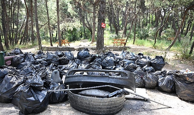 Çiftlik Park'ta Çevre İçin El Ele: Doğadan Araba Parçaları ve Halı Çıktı