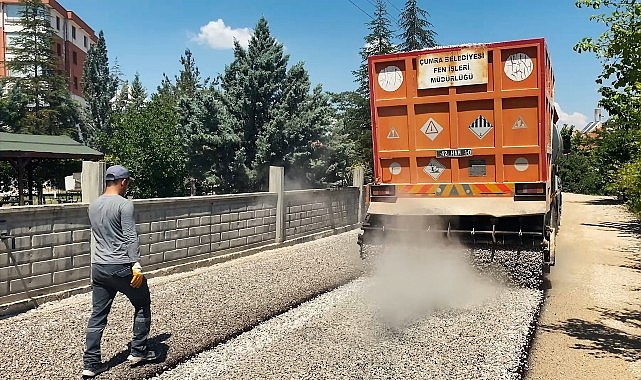 Çumra'da 2026 Asfalt Sezonu Okçu Mahallesi'nde Başladı