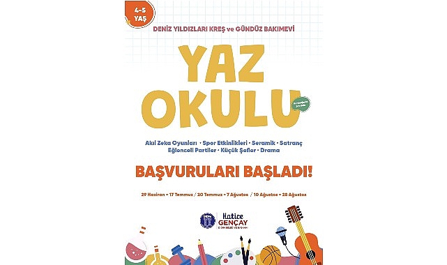 Didim Belediyesi'nden 4-5 Yaş Yaz Okulu: Başvurular 26 Haziran'a Kadar