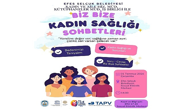 Efes Selçuk'ta Kadın ve Çocuklar İçin Ücretsiz Atölyeler: Sağlık ve Haklar Ön Planda