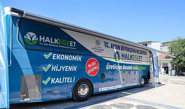 Aydın'da Halk Ege Et Mobil Satış Aracı ile Vatandaşın Ayağına Geliyor