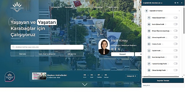 Karabağlar Belediyesi'nin Yeni Web Sitesi: Dijital Hizmetlerde Çağ Atlatan Yenilik