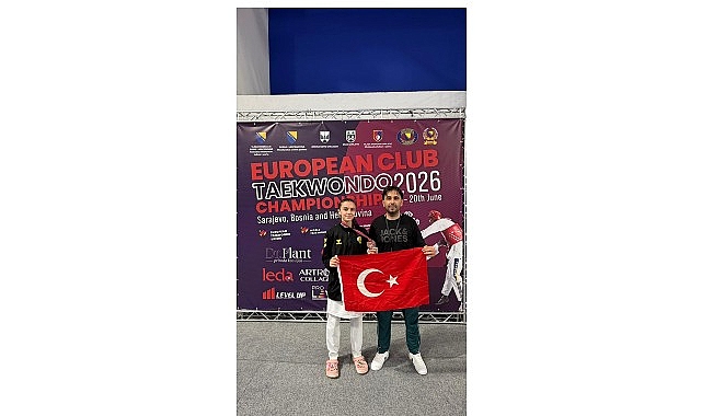 Konyalı Milli Tekvandocu Emine Rana Adıgüzel'den Avrupa Üçüncülüğü