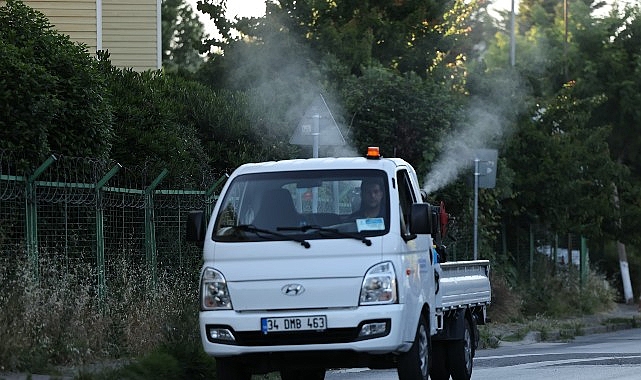 Küçükçekmece'de Haşereyle Mücadelede Gece İlaçlaması Başladı