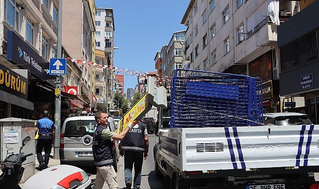 Maltepe'de Zabıta Ekipleri Ortak Alanları ve İşyerlerini Mercek Altına Aldı