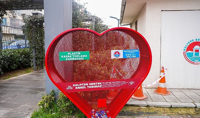 Maltepe'de plastik kapak toplama kumbara sayısı 3’ten 8’e yükseldi