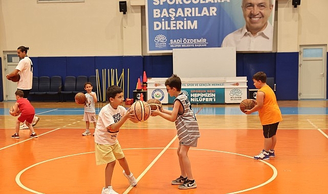 Nilüfer'de Yaz Spor Okulları 29 Haziran'da Başlıyor: 9 Branşta Çocukları Bekliyor