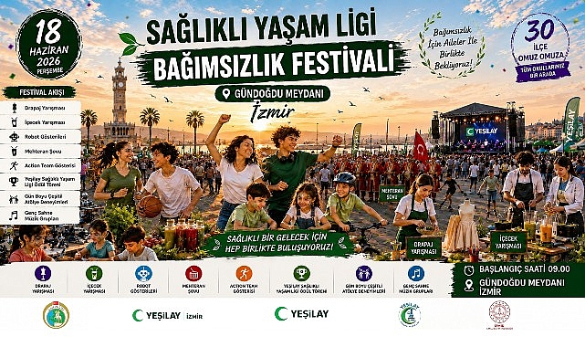 Sağlıklı Yaşam Ligi Projesi'nin Finali: İzmir Yeşilay Bağımsızlık Festivali