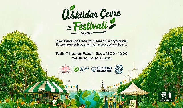 Üsküdar’da Çevre Festivali: Sıfır Atık Bilinci 7 Haziran’da Kuzguncuk’ta