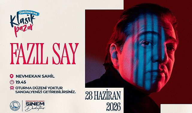 Fazıl Say ile Üsküdar'da Klasik Müzik Şöleni: Ödüllü Klasik Pazar Konserleri Başlıyor