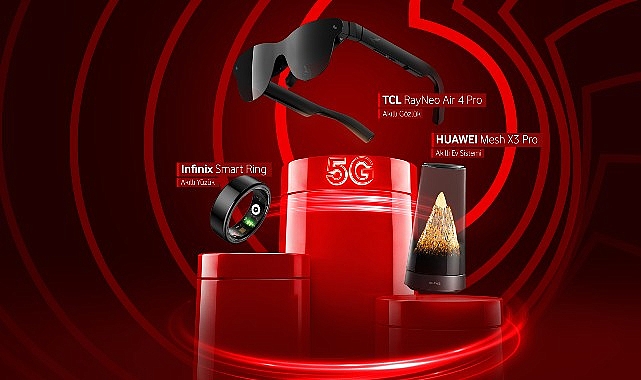 Vodafone Flex ile 5G Deneyimi: Akıllı Gözlüklerden Yapay Zeka Yüzüklere Yeni Ürünler