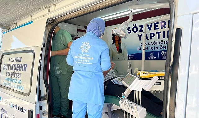 Aydın'da Mobil Diş Kliniklerine Büyük İlgi: 3 Mahallede Ücretsiz Sağlık Hizmeti