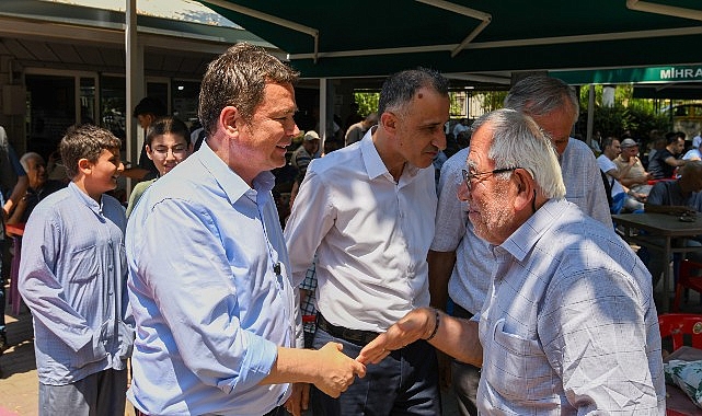 Başkan Erkan Aydın, Muharrem Ayında Vatandaşlarla Aşure Sofrasında Buluştu
