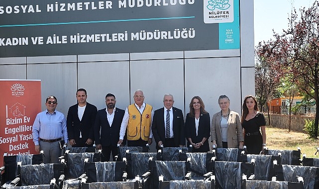 Nilüfer'de 60 Tekerlekli Sandalye Engelsiz Yaşam İçin Teslim Edildi